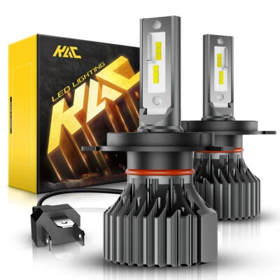 KAC H4 9003 Super Blanco 44000LM Kit Faros LED Combo de haz alto bajo 2 Foto 1 de 4