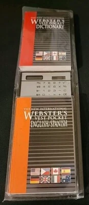 Webster's Reference Clamshell Pack (Vest Pocket) (LOC TUB L-50) New - Image 1 of 4