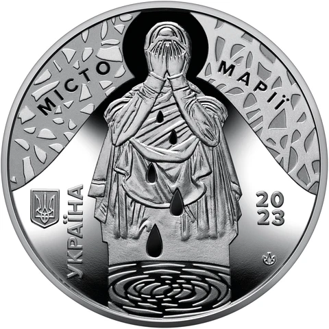 Ukraine 2023 Coin - Mariupol Drama Theater - place of unspeakable pain (medal) Cover
