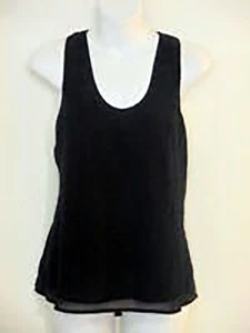   Love Sam Black Silk Razorback Black Swing Top Sz S NWT $198.00 - Picture 1 of 1
