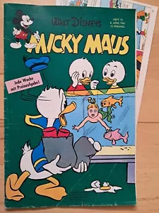 Mickey Mouse Nº15 de Walt Disney del 8 de abril de 1961 con tiras cómicas - ORIGINAL - Imagen 1 de 5