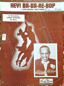 HEY! BA-BA-RE-BOP Vintage Sheet Music 1945 Lionel Hampton  (PVG) 35m  - Picture 1 of 2