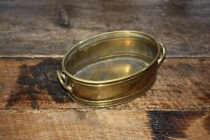 Vintage Messing Oval Topf - Bild 1 von 5