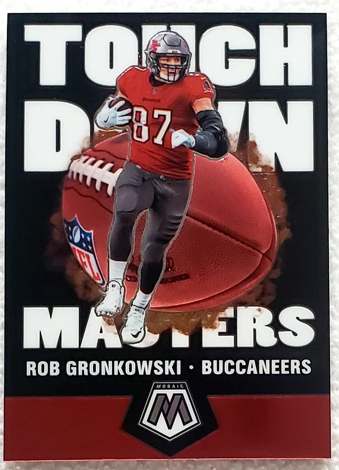 Rob Gronkowski 2020 Panini Mosaic Touchdown Masters #TM9 BUCCANEERS  - Image 1 of 2