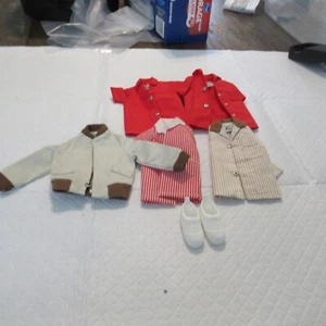 VINTAGE BARBIE ACCESSORIES CIRCA 1960'S LOT 6 PIECES OF KEN DOLL CLOTHING - Picture 1 of 7