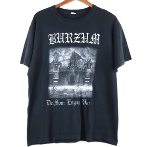 Vintage 1Burzum Det Som Engang Var Shirt Metal Band Rock Anvil Tag Men's XL - Picture 1 of 7