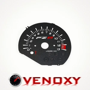Yamaha FZ8 Aftermarket Instrument Cluster Black Gauge Faces - Bild 1 von 1