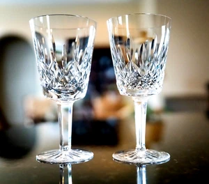 Juego(s) de 2 copas de agua/vino Waterford Crystal LISMORE 6 3/8" - Imagen 1 de 2