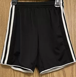 Adidas Youth 3-stripe shorts size small (8/10) - Picture 1 of 7