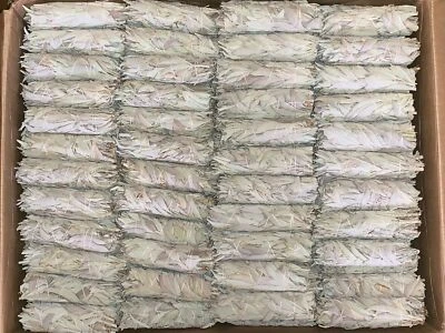 White Sage Smudge Sticks/Wand 4- 5" Wholesale Bulk 1 to 400  big bundles  - Image 1 of 4