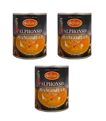 Angebot: 3 x 850g ALPHONSO MANGO Pulp Mangopürree Mangomus Mangopüree Dessert - Bild 1 von 2