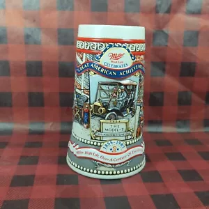 Miller High Life Beer Stein Great American Achievements #2 The Model-T 1908 Mug - Picture 1 of 12