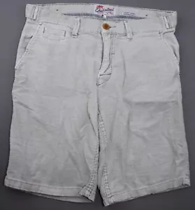 Herren 2016 Quiksilver Leinenmischung Chino Shorts Greenwood Cutty Größe 30 - Bild 1 von 8