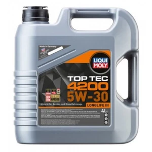 ORIGINAL LIQUI MOLY TOPTEC 4200 NEW GENERATION 5W30 MOTORÖL 4 LITER - 3715 - Bild 1 von 1