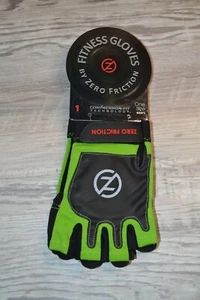 Zero Friction Men’s Workout Fitness Gloves Compression-fit Universal Fit OneSize - Picture 1 of 4