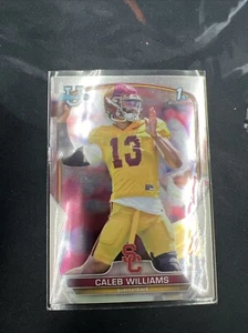 2022 Bowman Chrome U - Caleb Williams - 1° Bowman - USC - Foto 1 di 2