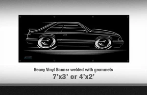 Big Banner Mustang Fox Body LX Hatch Ford 87 1988 1989 1990 1991 1992 1993 5.0 - Picture 1 of 24