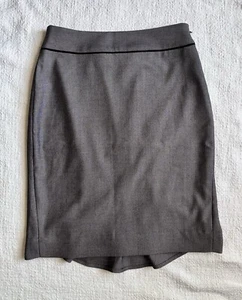 White House Black Market Gray Work Skirt Size 2. - Picture 1 of 7