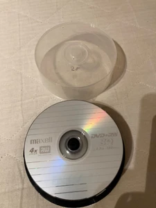 25er Spindel Maxell DVD+RW 4,7 GB Rohlinge 120 Min Aufnahmezeit max. 4x Speed - Bild 1 von 2