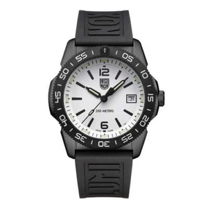 Nuevo reloj para hombre Luminox Pacific Diver esfera blanca correa de goma XS.3127M - Imagen 1 de 9