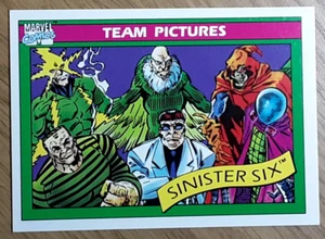 1990 Universe Card 146 SINISTER SIX . Free New Top Loader. - Picture 1 of 3