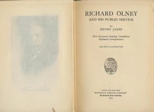 Richard Olney and His Public Service With Documents - Picture 1 of 1