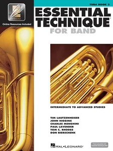 Essential Technique for Band Tuba C Book 3 Learn Play Music Lessons Online Media - Picture 1 of 1