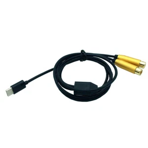 Type-C USB to Dual RCA Female Video Audio Cable AV Connector Cord For Mobile PC - Photo 1 sur 6