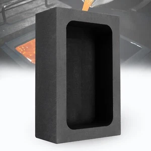 4KG High Purity Graphite Ingot Mold with Packing Box - Perfect for Metal Casting - Picture 1 of 9