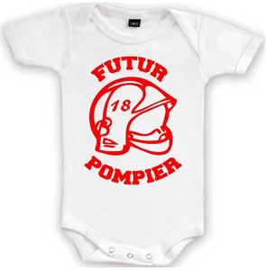 BODY GARÇON FUTUR POMPIER - Picture 1 of 4