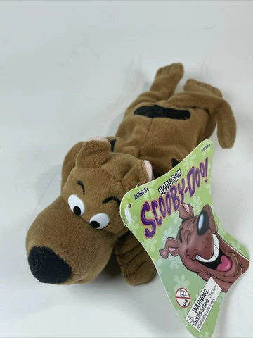 Vintage 2000 Scooby Doo Groovy Bean Bags Plush Doll Cartoon Network NWT Cover