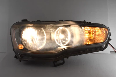 OEM 2008-2012 MITSUBISHI LANCER RIGHT PASSENGER SIDE HEAD LIGHT ASSEMBLY W/ BULB - Image 1 of 4