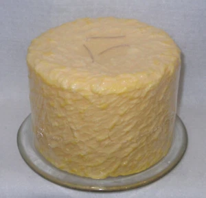 Hanna's 6"x 4.5" Lemon Chiffon Vanilla Buttercream Party Cake Huge Pillar Candle - Picture 1 of 6