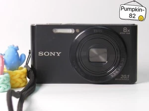 Sony Cybershot DSC-W830 20.1M 8x Optical Zoom Digital Camera English Black - Picture 1 of 10
