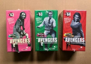 Avengers 1960's TV series VHS Tapes BRAND NEW set 3 ‘63, set 4 ‘63, & set 2 ‘64 - Picture 1 of 6
