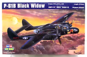 Hobby Boss 1/32 P-61B Black Widow Modellbausatz 83209 Flugzeug + Handbuch & Aufkleber - Bild 1 von 5
