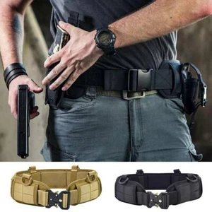 Tactical Molle Waisted Belt Military Padded Patrol Molle Combat Battle Belt - Picture 1 of 13