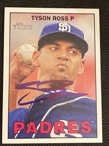 Tyson Ross Padres 2016 Signed Auto Autographed Topps Heritage Card #448 ~ SP