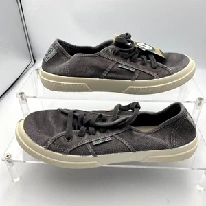 Natural World Eco Old Blossom Mens EU 39 Casual Shoe Gray Cotton Lace-Up Sneaker - Picture 1 of 8