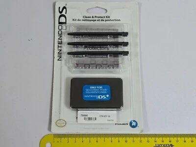 NINTENDO DSi OFFICIAL ACCESSORY KIT BRAND NEW GAME CASE 3 STYLUS SCREEN PROTECTO - Image 1 of 2