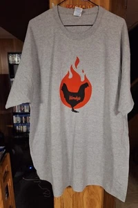 New Wendy's Uniform Shirt T-Shirt 2XL Hot Before It Was Cool Chicken - Picture 1 of 2