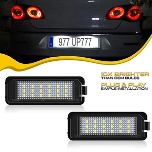 2x Canbus LED License Plate Light Bulb For VW GOLF MK 4 5 6 Passat B6 EOS Beetle - Picture 1 of 11