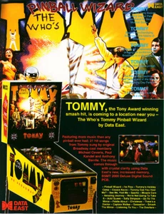 The Who's Tommy Pinball (Data East) - CPU / DISPLAY ROM Upgrade chip set v4.0 - Picture 1 of 1