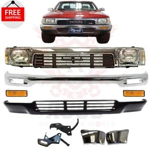For 1989 1990 1991 Toyota Pickup 4wd Front Bumper Grille Headlamp/Assembly 15pcs - Picture 1 of 10