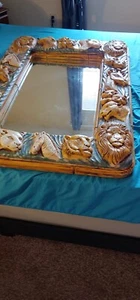 Safari animals frame mirror  30 x 40 in - Picture 1 of 3