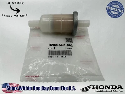 Honda Genuine OEM Authentic Fuel Filter 16900-MG8-003 - Image 1 of 4
