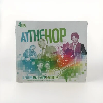 CD At the hop & other malt shop favorites 4 disc Box Set 40 Tracks Factory Seal - Image 1 of 4