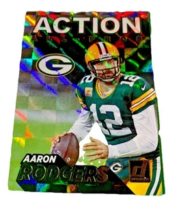 Aaron Rodgers 2021 Panini Donruss "Action All-Pro" Refractor Card # AP1 PACKERS - Bild 1 von 2