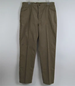 Pantalones de pana de colección Sears Roebucks para hombre (etiqueta 36x32) (35x32 real) beige años 70 80 - Imagen 1 de 14