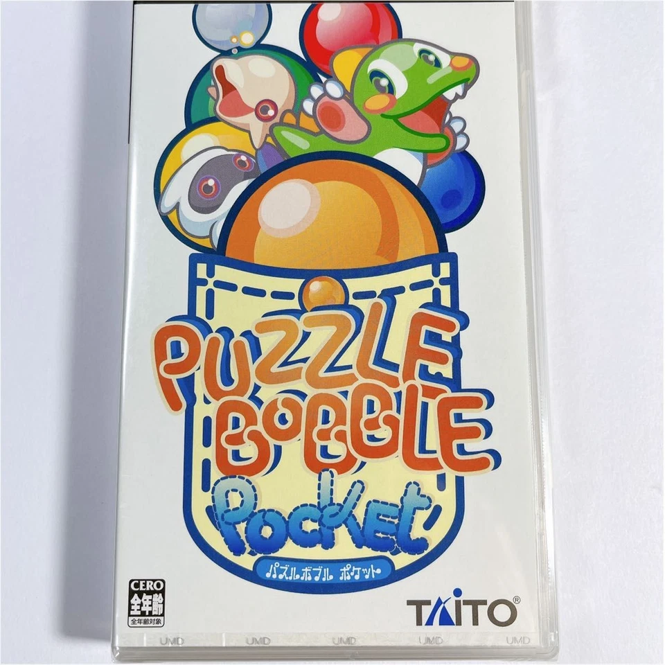 Puzzle Bobble Pocket PSP PlayStation Portable Japanese New Sealed - Image 1 of 4
